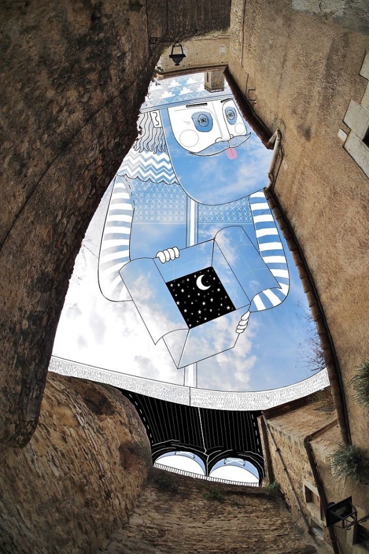 Illustration de l'article : 14 cieux d&eacute;cor&eacute;s par l'artiste avignonnais Thomas Lamadieu