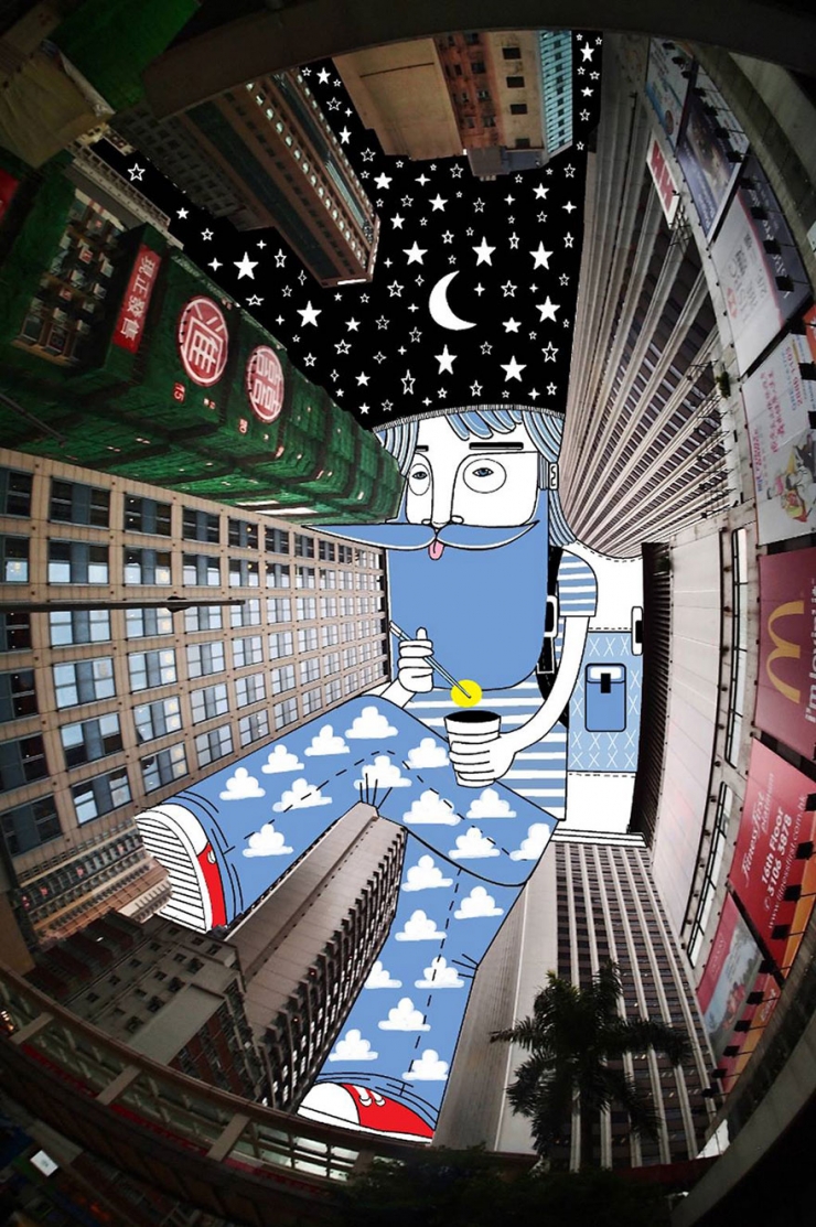 Illustration de l'article : 14 cieux d&eacute;cor&eacute;s par l'artiste avignonnais Thomas Lamadieu