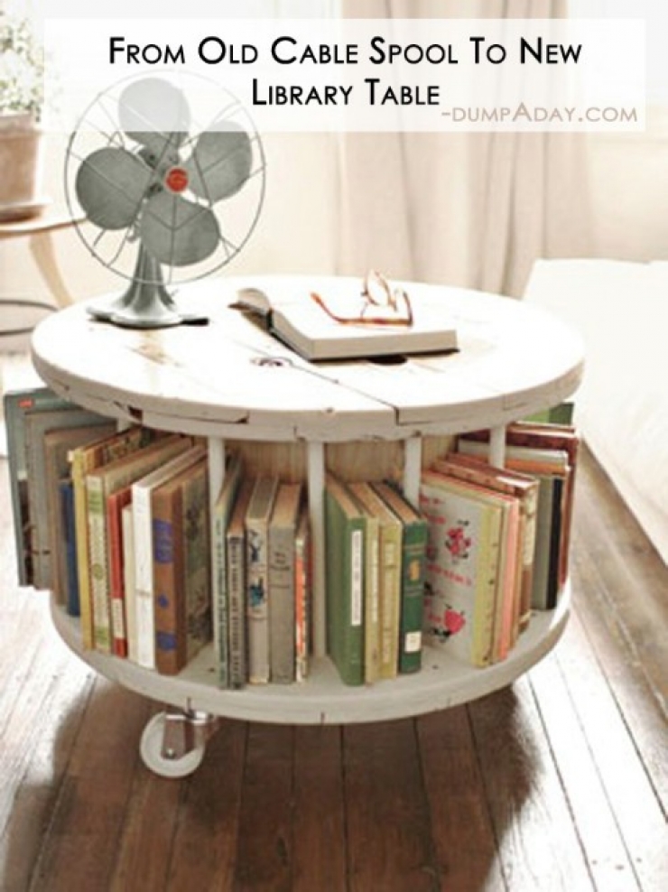 Illustration de l'article : Trouvez la biblioth&egrave;que de vos r&ecirc;ves &agrave; travers ces 36 id&eacute;es de recyclage...