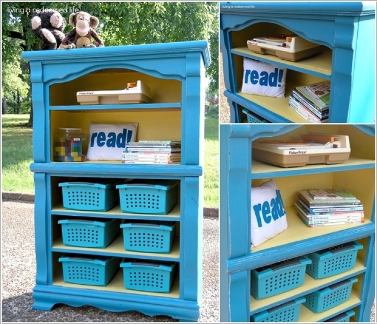 Illustration de l'article : Trouvez la biblioth&egrave;que de vos r&ecirc;ves &agrave; travers ces 36 id&eacute;es de recyclage...