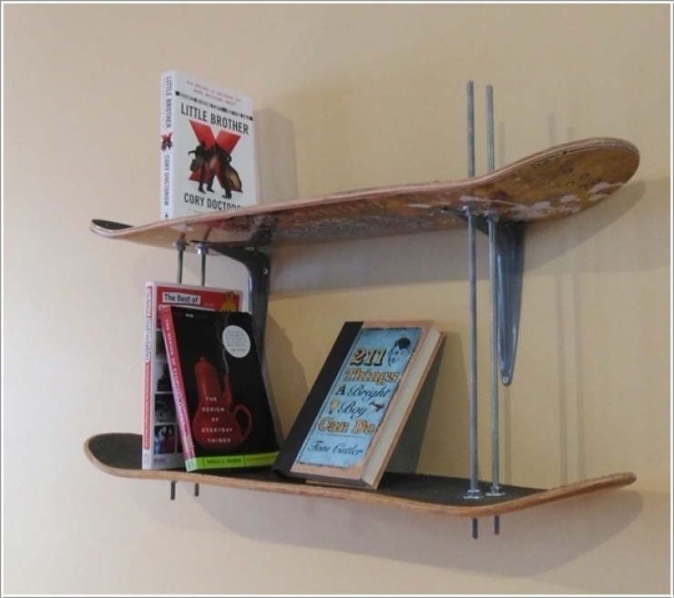 Illustration de l'article : Trouvez la biblioth&egrave;que de vos r&ecirc;ves &agrave; travers ces 36 id&eacute;es de recyclage...