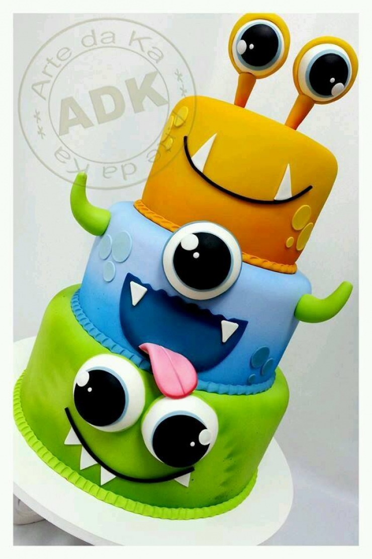 Illustration de l'article : 26 id&eacute;es de g&acirc;teaux de monstres originaux qui plairont aux grands comme aux petits...