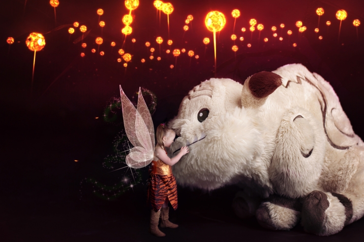 Illustration de l'article : Pour r&eacute;aliser le r&ecirc;ve de sa fille trisomique, elle la d&eacute;guise en princesse Disney