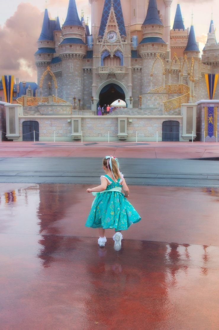 Illustration de l'article : Pour r&eacute;aliser le r&ecirc;ve de sa fille trisomique, elle la d&eacute;guise en princesse Disney