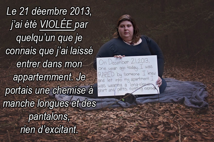 Illustration de l'article : Cette jeune femme d&eacute;nonce son violeur dans un Shooting photo impressionnant ! 