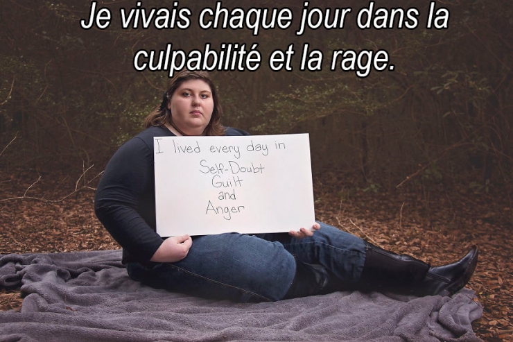 Illustration de l'article : Cette jeune femme d&eacute;nonce son violeur dans un Shooting photo impressionnant ! 