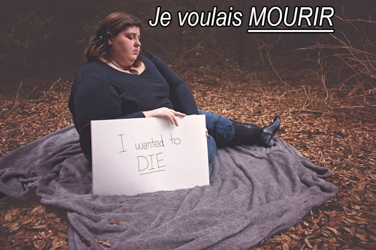 Illustration de l'article : Cette jeune femme d&eacute;nonce son violeur dans un Shooting photo impressionnant ! 