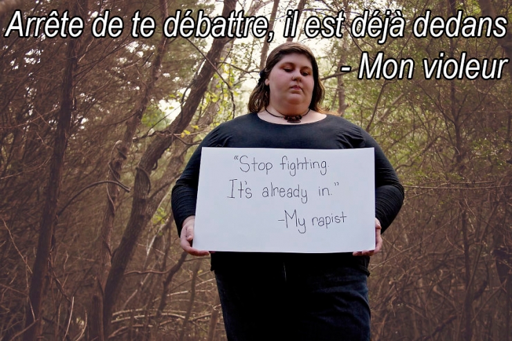 Illustration de l'article : Cette jeune femme d&eacute;nonce son violeur dans un Shooting photo impressionnant ! 