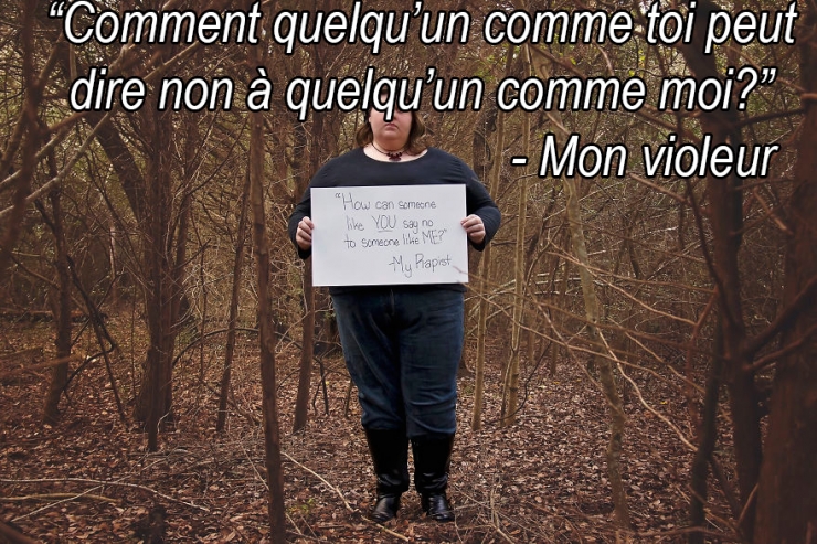 Illustration de l'article : Cette jeune femme d&eacute;nonce son violeur dans un Shooting photo impressionnant ! 