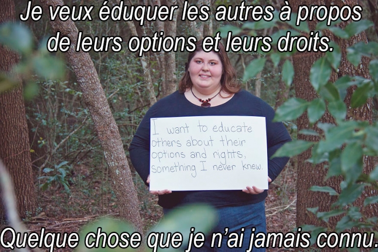 Illustration de l'article : Cette jeune femme d&eacute;nonce son violeur dans un Shooting photo impressionnant ! 