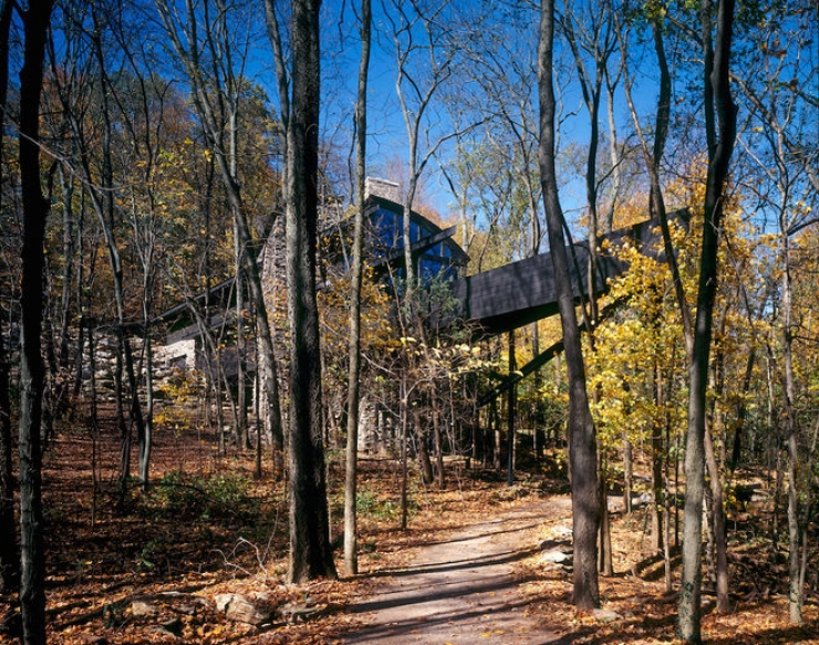 Illustration de l'article : L'int&eacute;rieur de cette maison de luxe qui se trouve dans les arbres devrait vous faire r&ecirc;ver !