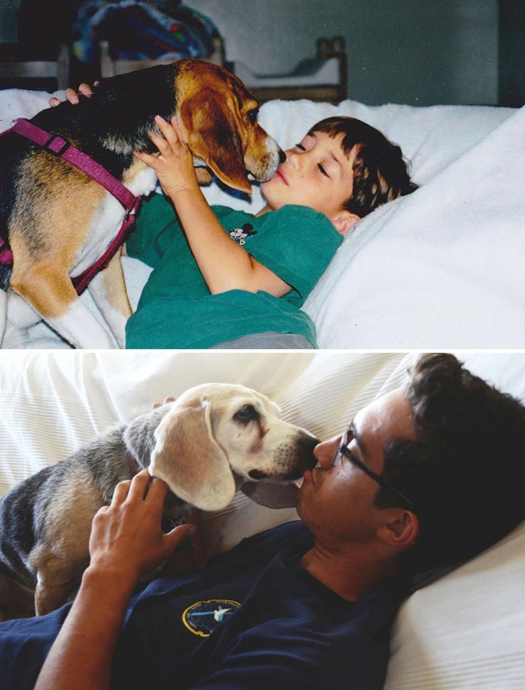 Illustration de l'article : Avant et Après: Ces adorables chiens, toujours aussi heureux des années plus tard !