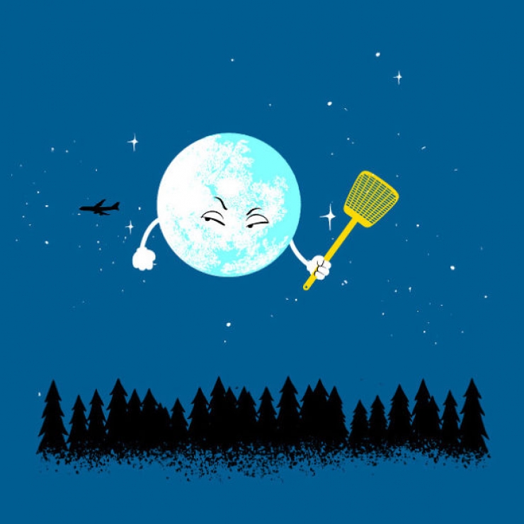 Illustration de l'article : 32 designs de t-shirt d&eacute;jant&eacute;s mais charg&eacute;s de sens, par Flying Mouse