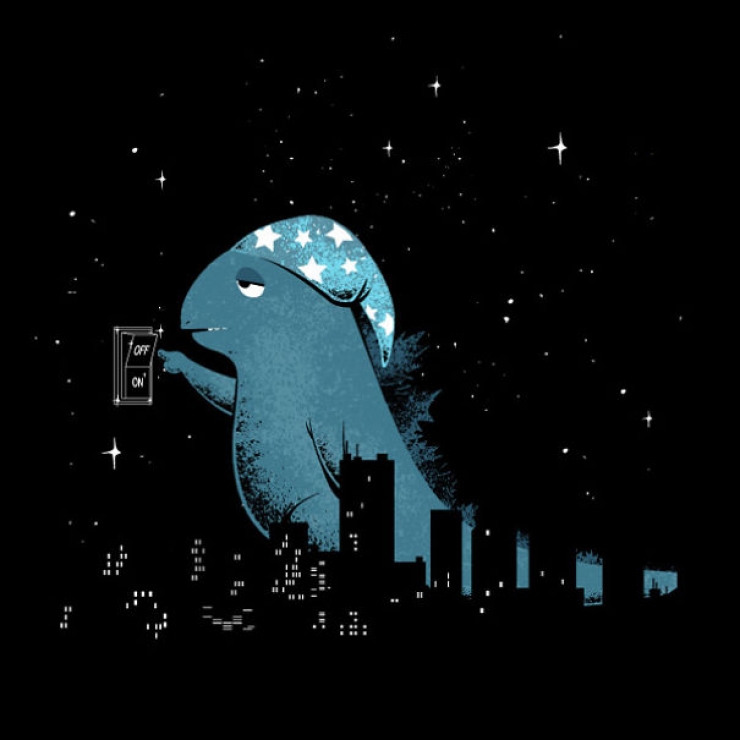 Illustration de l'article : 32 designs de t-shirt d&eacute;jant&eacute;s mais charg&eacute;s de sens, par Flying Mouse