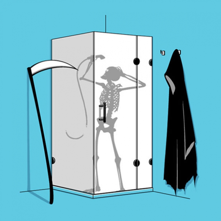 Illustration de l'article : 32 designs de t-shirt d&eacute;jant&eacute;s mais charg&eacute;s de sens, par Flying Mouse