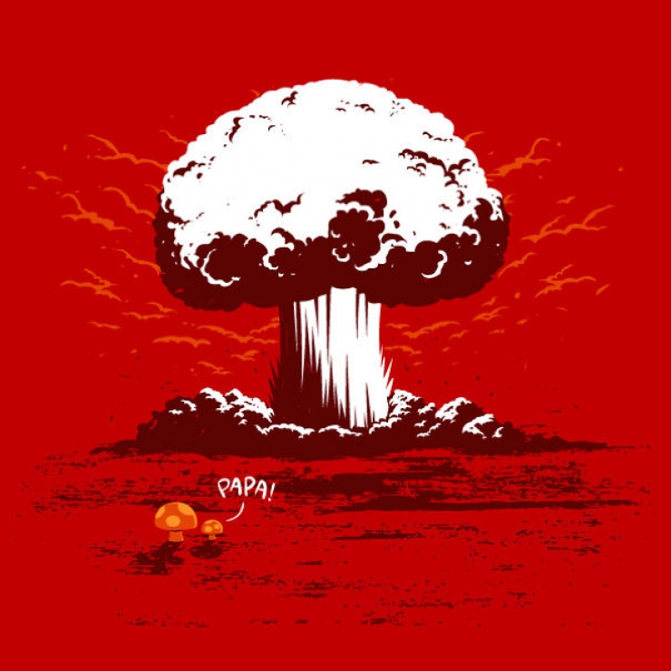 Illustration de l'article : 32 designs de t-shirt d&eacute;jant&eacute;s mais charg&eacute;s de sens, par Flying Mouse