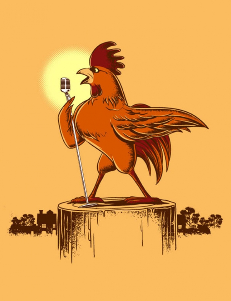 Illustration de l'article : 32 designs de t-shirt d&eacute;jant&eacute;s mais charg&eacute;s de sens, par Flying Mouse