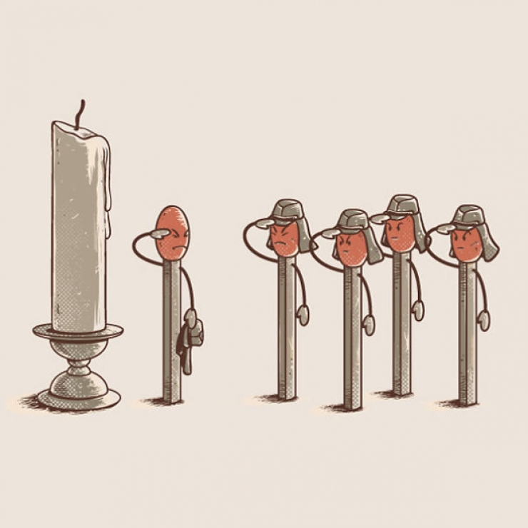 Illustration de l'article : 32 designs de t-shirt d&eacute;jant&eacute;s mais charg&eacute;s de sens, par Flying Mouse