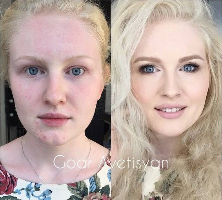 Illustration de l'article : Avant et apr&egrave;s: La puissance du maquillage en 21 photos...