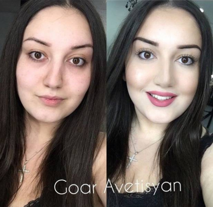 Illustration de l'article : Avant et apr&egrave;s: La puissance du maquillage en 21 photos...