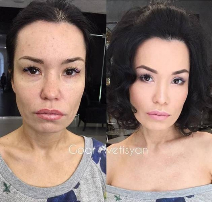 Illustration de l'article : Avant et apr&egrave;s: La puissance du maquillage en 21 photos...