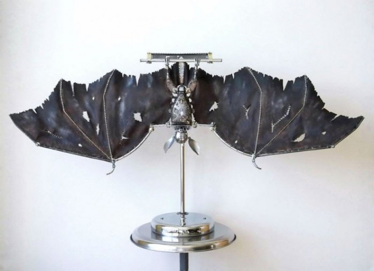 Illustration de l'article : D'incroyables sculptures animales compos&eacute;es de pi&egrave;ces m&eacute;talliques r&eacute;cup&eacute;r&eacute;es