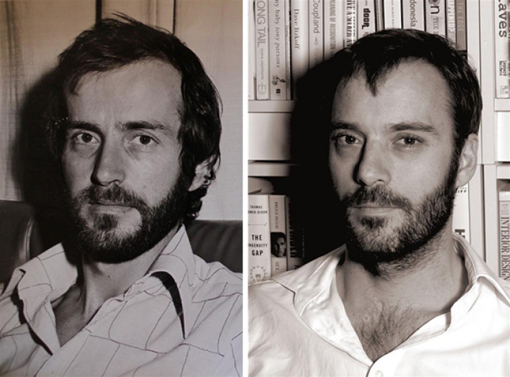 Illustration de l'article : Ces parents et enfants qui se ressemblent comme deux gouttes d'eau au même âge... De véritables sosies !