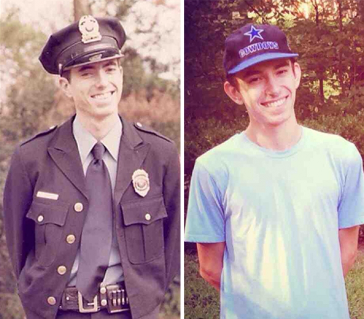 Illustration de l'article : Ces parents et enfants qui se ressemblent comme deux gouttes d'eau au même âge... De véritables sosies !