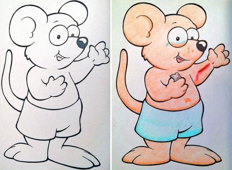 Illustration de l'article : Ces coloriages qui virent au massacre (18 photos)