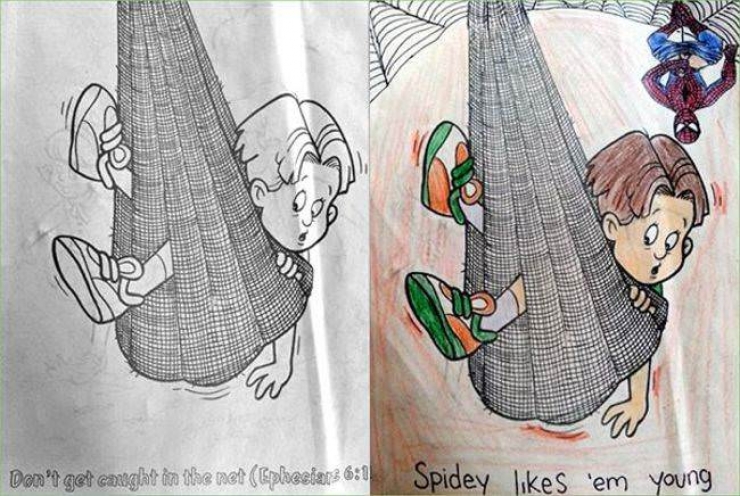 Illustration de l'article : Ces coloriages qui virent au massacre (18 photos)