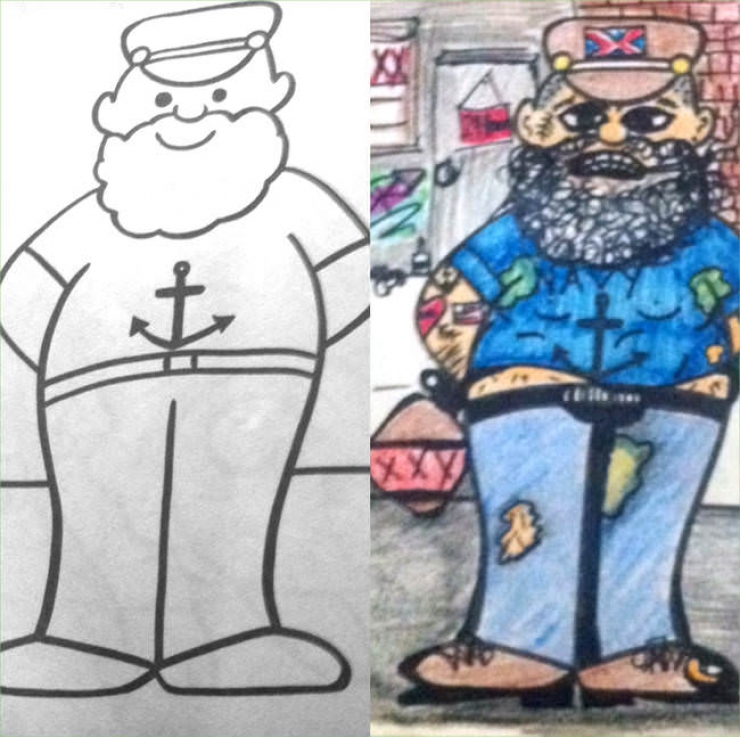 Illustration de l'article : Ces coloriages qui virent au massacre (18 photos)