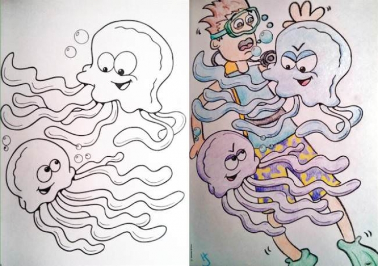 Illustration de l'article : Ces coloriages qui virent au massacre (18 photos)