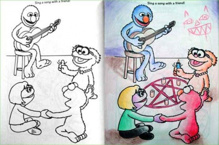 Illustration de l'article : Ces coloriages qui virent au massacre (18 photos)