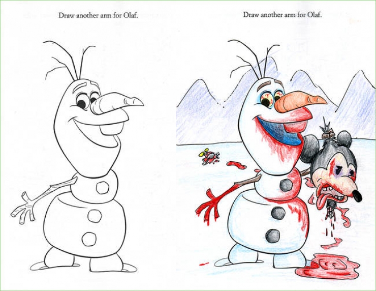 Illustration de l'article : Ces coloriages qui virent au massacre (18 photos)
