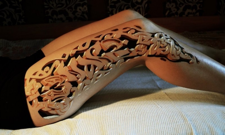Illustration de l'article : Les 30 tatouages 3D les plus impressionnants du moment... Enfin de l'originalit&eacute; ! 