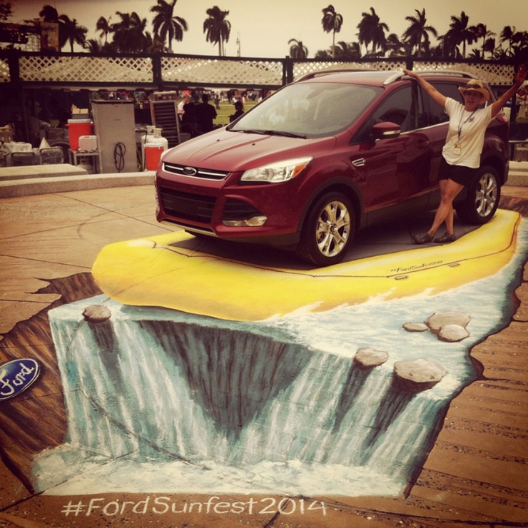 Illustration de l'article : Apr&egrave;s le ch&ocirc;mage et le divorce, elle gagne sa vie et voyage &agrave; travers le monde gr&acirc;ce &agrave; son art