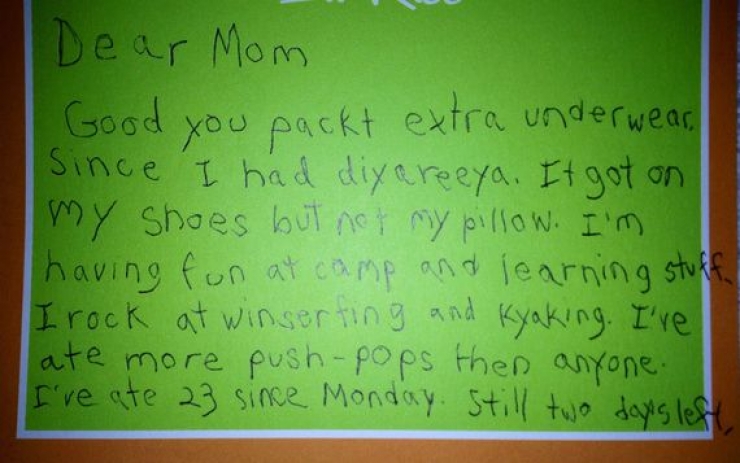Illustration de l'article : Elle re&ccedil;oit une lettre de son fils qui est au camp de vacances mais elle s'attendait &agrave; tout sauf &agrave; &ccedil;a !