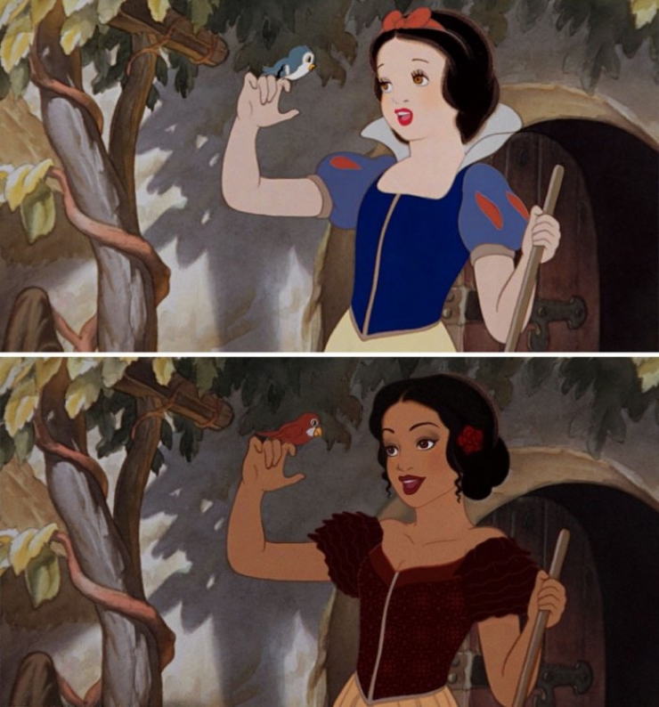 Illustration de l'article : Et si les princesses Disney avaient d'autres origines ? (15 photos)