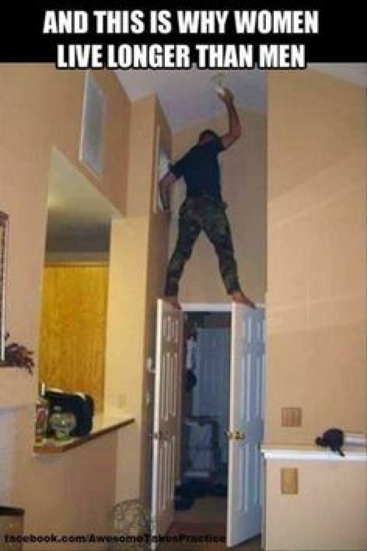 Illustration de l'article : 44 photos qui expliquent pourquoi les femmes vivent plus longtemps que les hommes...