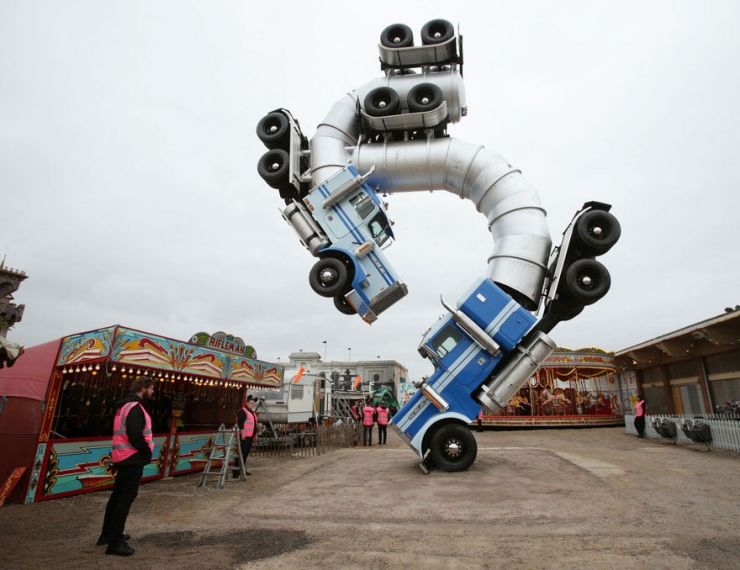 Illustration de l'article : Dismaland : le Disneyland glauque et cauchemardesque de Banksy...