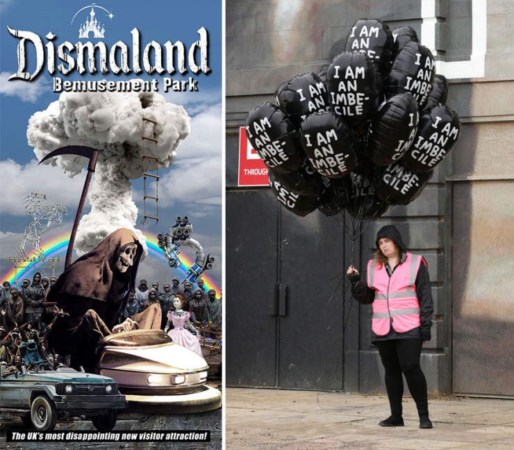 Illustration de l'article : Dismaland : le Disneyland glauque et cauchemardesque de Banksy...