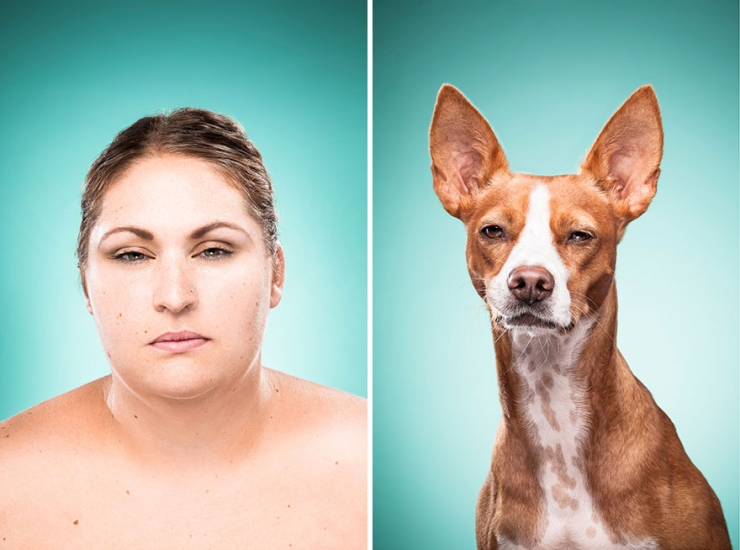 Illustration de l'article : Tel humain, tel chien : 22 photos d'hommes et de femmes imitant leurs chiens
