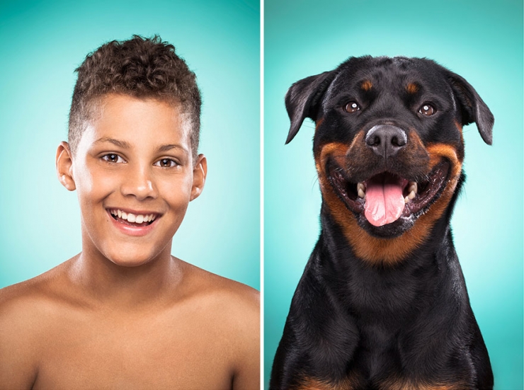 Illustration de l'article : Tel humain, tel chien : 22 photos d'hommes et de femmes imitant leurs chiens