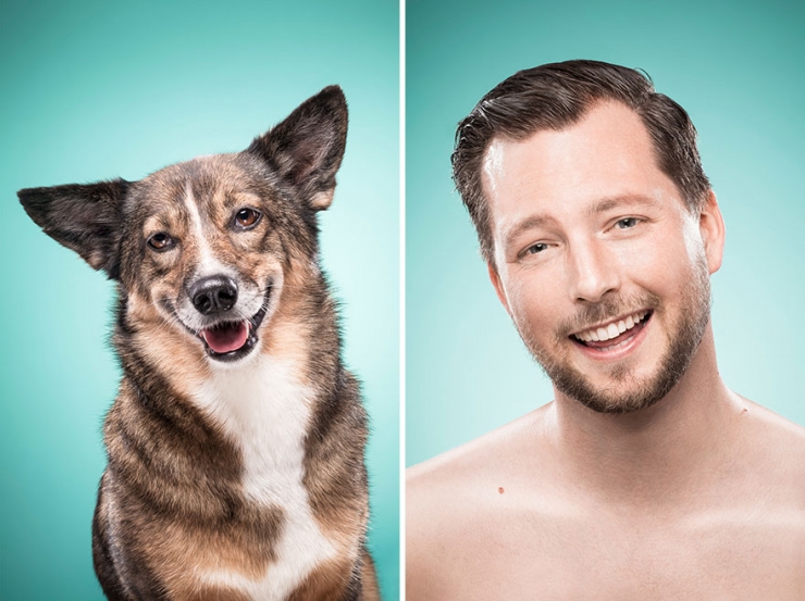 Illustration de l'article : Tel humain, tel chien : 22 photos d'hommes et de femmes imitant leurs chiens