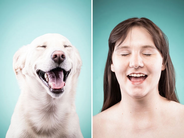 Illustration de l'article : Tel humain, tel chien : 22 photos d'hommes et de femmes imitant leurs chiens