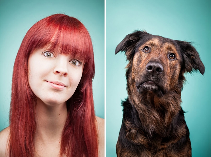 Illustration de l'article : Tel humain, tel chien : 22 photos d'hommes et de femmes imitant leurs chiens