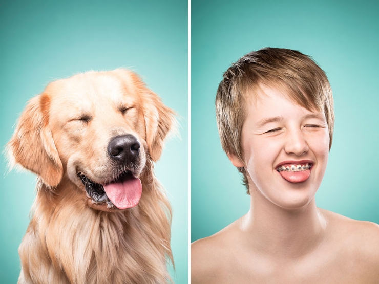 Illustration de l'article : Tel humain, tel chien : 22 photos d'hommes et de femmes imitant leurs chiens