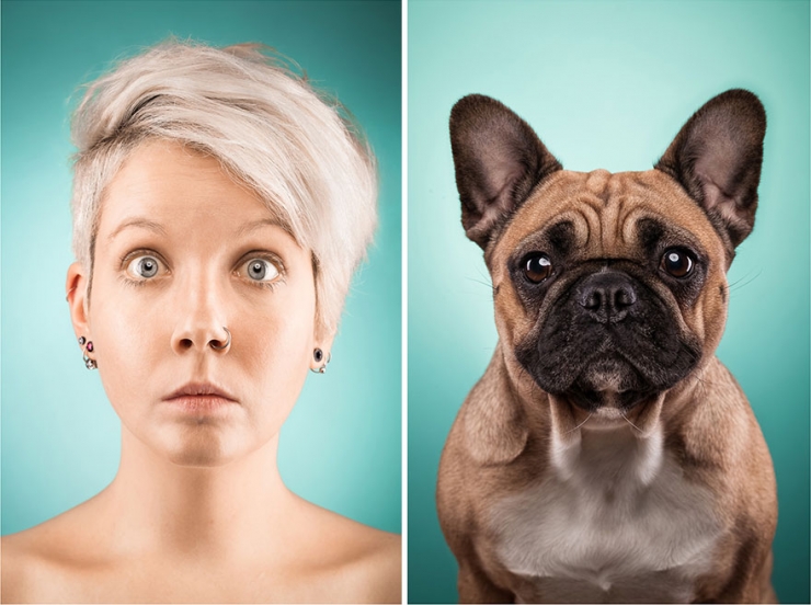 Illustration de l'article : Tel humain, tel chien : 22 photos d'hommes et de femmes imitant leurs chiens