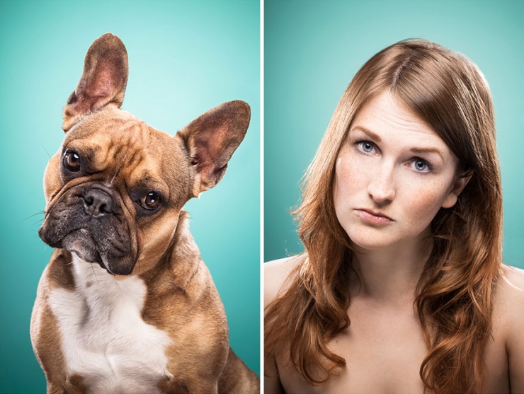 Illustration de l'article : Tel humain, tel chien : 22 photos d'hommes et de femmes imitant leurs chiens