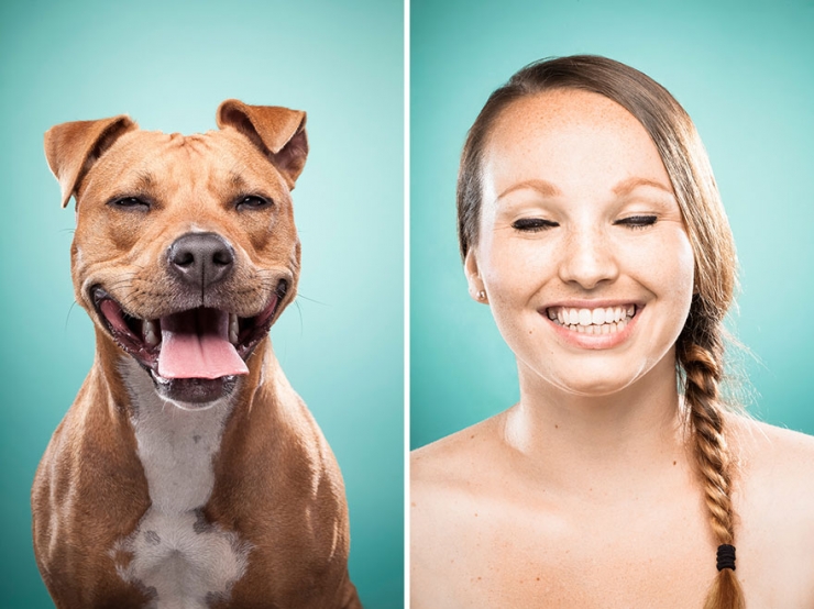 Illustration de l'article : Tel humain, tel chien : 22 photos d'hommes et de femmes imitant leurs chiens